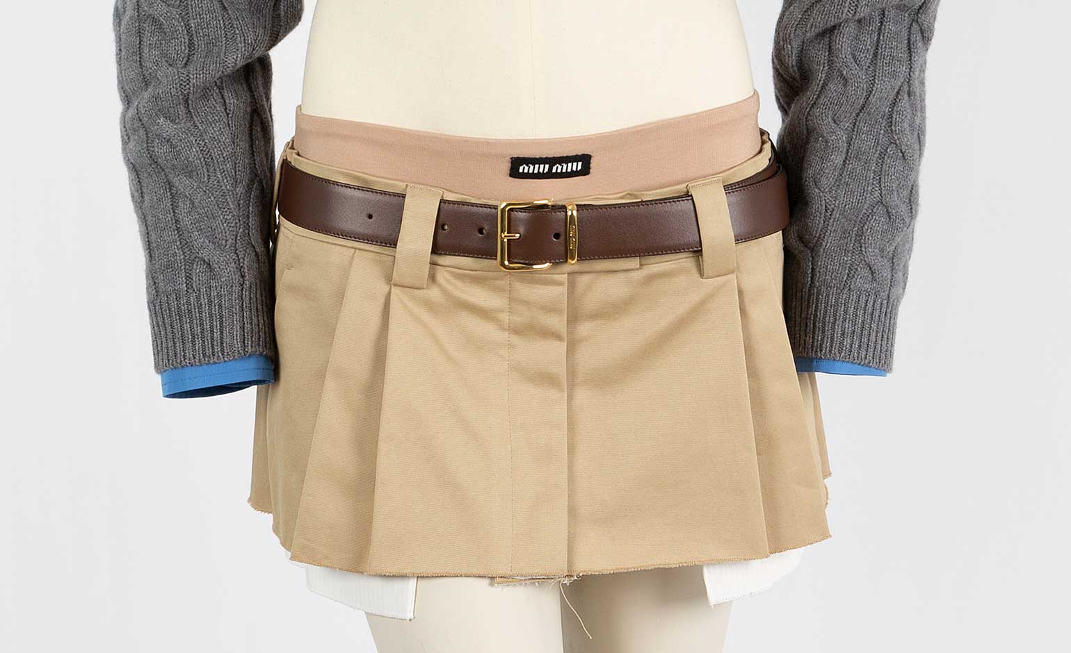 Chic Miu Miu Micro Mini Skirt