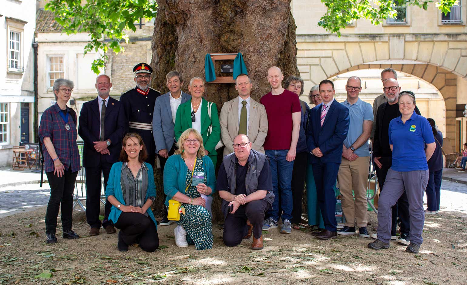 Special identification plaque unveiled on Abbey Green tree