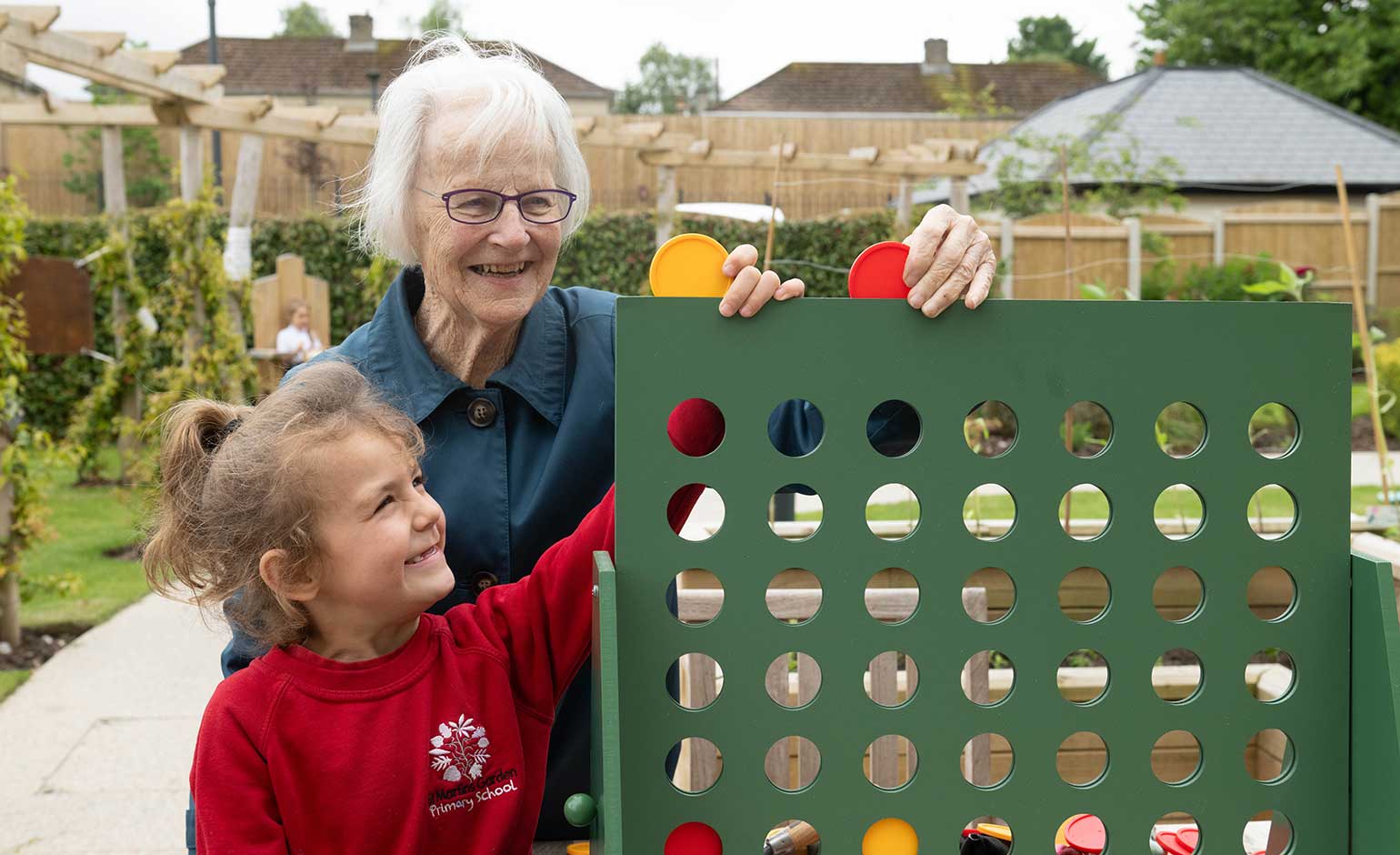 Generations come together at country’s first care home play garden